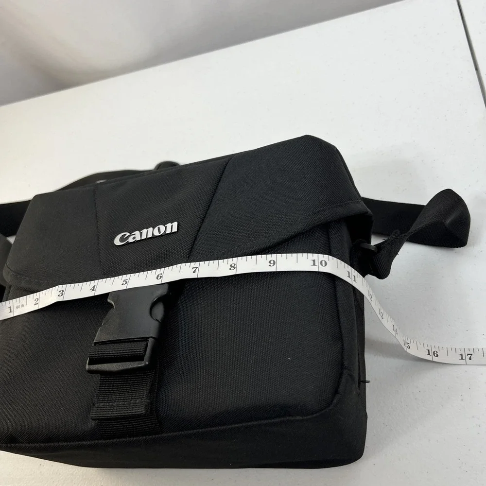 Canon Padded Camera Case Hand & Shoulder Straps Adjustable Dividers